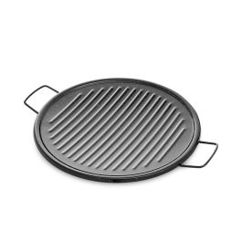 Vaello Asadora Grill Redonda de Acero Esmaltado Ø36 cm con Asas, Plancha para Carne, Pescado y Verduras, Apta para Llama Precio: 17.69000035. SKU: S7908278