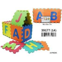 Rama Puzzle de Goma EVA con Letras, 14 Piezas, 62x32x7,5 cm, Edad Mínima +12 Meses