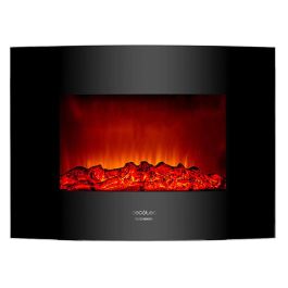 Chimenea Eléctrica Decorativa de Pared Cecotec Warm 2200 Curved Flames 2000W Negro Precio: 118.58999944. SKU: V1704816