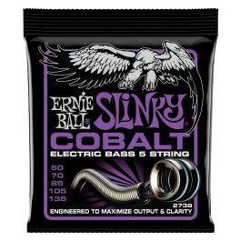 Ernie Ball Cuerdas Bajo Eléctrico Cobalt Slinky 5 St 50-135 Precio: 53.896425. SKU: B1BKSL3CAP