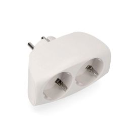 Edm Adaptador Doble 2p+t 16a 250v~ Entrada Frontal Blanco Retractilado Precio: 2.95000057. SKU: S7916872