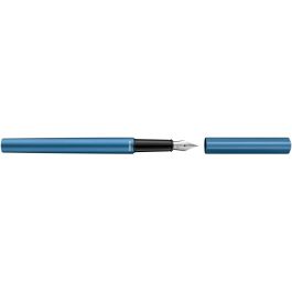 Pelikan Ineo Elements P6 1 ST - Pluma estilográfica de cartucho, color azul petróleo, plumín de acero inoxidable, trazo medio