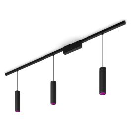 Philips Hue Kit 3 Lámparas Colgantes Perifo Negro, Blanco y Color Ambiance, Bluetooth, LED Integrado, Regulable, IP20, 15.6W, 1715 mm, 2.63 kg Precio: 682.50000027. SKU: B1FP5326LR