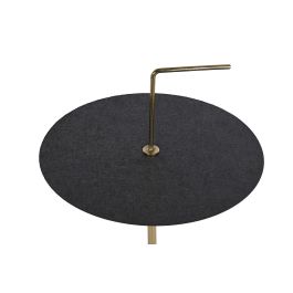 Mesita Auxiliar Glam DKD Home Decor Negro Dorado 30 x 68 x 30 cm