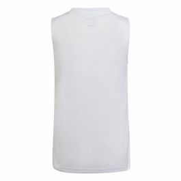 Camiseta de Tirantes Infantil Adidas Blanco