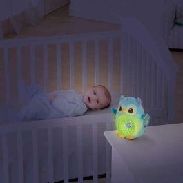 V-Tech Proyector Peluche Búho Estrellitas 80-566922 para Bebés con Melodías y Temporizador