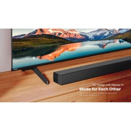 Hisense HS3100 Barra de Sonido 3.1 Canales 480W con Subwoofer Inalámbrico Activo, DTS Virtual:X y Dolby Digital Negro