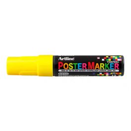 Artline Rotulador EPP-12 Poster Marker Punta Rectangular 12 mm Color Amarillo Fluor