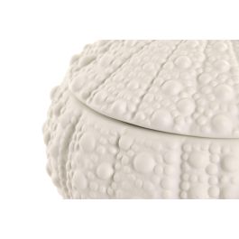 DKD Home Decor Hangzhou design 26a Joyero Mediterraneo Blanco Gres 19 x 10.5 x 19 cm