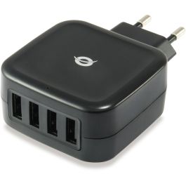 Conceptronic ALTHEA04B Cargador 4 Puertos USB-A 25W 5V/2.4A Negro Precio: 37.50000056. SKU: B159F5DMNB