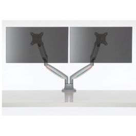 Kensington Brazo SmartFit ajustable para 2 Monitores de 13-32", montaje atornillado, carga máxima 9kg, Plata