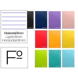 Cuaderno Espiral Liderpapel Folio Witty Tapa Dura 80H 75 gr Rayado Horizontal 8 mm Con Margen Colores Surtidos Precio: 2.50000036. SKU: B1BQA3M4CL