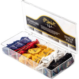 DUNLOP Standard Tear Drop - 6 Medidas Púas Poly Caja De 432 (72X6) Ud.