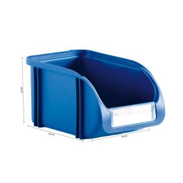 Plastiken Gaveta apilable Titanium 16x25x13cm azul 5l Precio: 2.59000016. SKU: S7901587