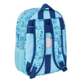 Mochila Escolar Snoopy Love Azul claro 26 x 34 x 11 cm