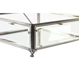Joyero Tradicional DKD Home Decor Plateado Transparente 21 x 10 x 25 cm Joyero Tradicional DKD Home Decor Plateado Transparente 21 x 10 x 25 cm