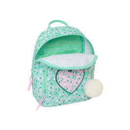 Mochila Casual Safta Cuore Menta 25 x 30 x 13 cm Mini