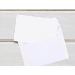 Liderpapel Sobre Blanco C6 114x162 mm Tira Silicona Caja 500 Unidades