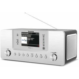 TechniSat 574 IR DigitRadio Radio Digital de Internet FM/DAB+ Plata