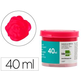 Tempera Liderpapel Escolar 40 mL Magenta 5 unidades