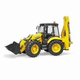 Bruder Retroexcavadora JCB 5CX con Doble Pala Acristalada, Juguete Realista de Plástico ABS 41x17x25 cm para Niños +3 Años