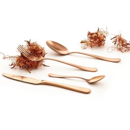 Amefa Caja 12 Tenedores de Mesa Austin Cobre Acero Inoxidable 20,7 cm Acabado Mate Apto Lavavajillas Amefa Caja 12 Tenedores de Mesa Austin Cobre Acero Inoxidable 20,7 cm Acabado Mate Apto Lavavajillas