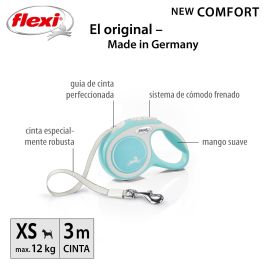 Correa Flexi New Comfort XS Cinta 3M Azul Claro Correa Flexi New Comfort XS Cinta 3M Azul Claro