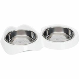 Catit AAAAO00427 Comedero Doble para Gatos PIXI con Cuencos Extraíbles de Acero Inoxidable, 2 x 200 ml, Blanco Precio: 28.49999999. SKU: B18BB6WLHM
