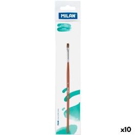 Pincel Milan Nº 4 Marrón Madera (10 Unidades) Precio: 10.50000006. SKU: B1DVGJ2AEL