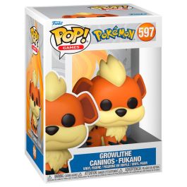 FUNKO Figura POP Pokemon Growlithe 9cm Vinilo Caja Regalo