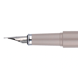 Belius Pluma y Funda Space B Minimalista Gris Tinta Azul Caja Diseño Similpiel M