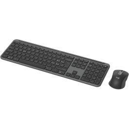 Logitech Signature Slim Combo MK950 - Teclado y Ratón Inalámbricos Bluetooth QWERTY Grafito Delgado para Oficina