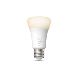 PHILIPS Hue White - Bombilla LED conectada E27 - 9.5W equivalente a 75W - Compatible con Bluetooth PHILIPS Hue White - Bombilla LED conectada E27 - 9.5W equivalente a 75W - Compatible con Bluetooth