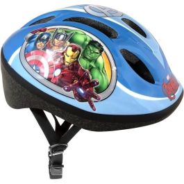AVENGERS Casco Multideporte Bicicleta Skate Patinete Patines Niños Talla S (54-60cm) Ajustable EPS ABS Negro con Ventilación y Espuma Confort