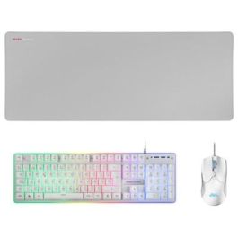 Pack Gaming Mars Gaming MCPX/ Teclado H-MECH + Ratón Óptico + Alfombrilla/ Blanco Precio: 34.68999941. SKU: S0231890