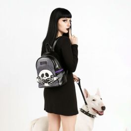 Mochila Casual The Nightmare Before Christmas Negro Moderno 22 x 26,5 x 13 cm