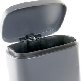 Papelera Basicos DKD Home Decor Gris Claro 18 x 29.5 x 21 cm Papelera Basicos DKD Home Decor Gris Claro 18 x 29.5 x 21 cm