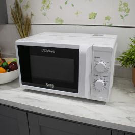 Microondas con Grill TM Electron Blanco 700 W 20 L Microondas con Grill TM Electron Blanco 700 W 20 L