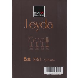 Royal Leerdam Set 6 Copas de Champagne Leyda 23 cl
