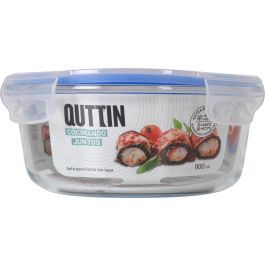 Quttin Fiambrera Redonda Hermética 17 cm 900 cc "Qt
