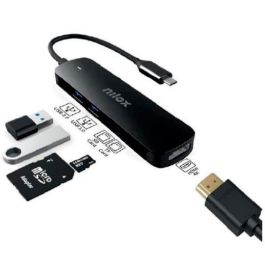 Nilox NXDSUSBC05 Dock Station 5 En 1 USB-C a HDMI 4K, 2xUSB 3.0, Lector Tarjetas SD y Micro SD, Negro Precio: 15.49999957. SKU: S8102779