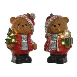Adorno Navideño Home ESPRIT Marrón Rojo Oso (2 Unidades) Precio: 55.89000043. SKU: B1K6AQSL4P
