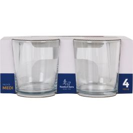 Santa Clara - Set de 4 Vasos Pinta 345 cc (12 Cajas) Santa Clara - Set de 4 Vasos Pinta 345 cc (12 Cajas)