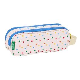 Portatodo Doble Benetton Topitos Blanco (21 x 8 x 6 cm) Portatodo Doble Benetton Topitos Blanco (21 x 8 x 6 cm)