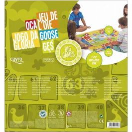 Cayro Juego de la Oca Gigante para Suelo 100x100 cm, Plástico, +2 Jugadores, Edad Mínima 3 Años