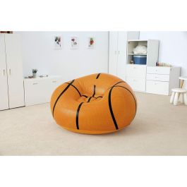 Bestway Sillon Hinchable Gigante Baloncesto 114x112x66 cm +6 Años Interior y Jardin 75103