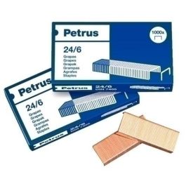 Grapas Petrus 24 (23/6) Cobreadas Caja De 1000 Grapas Petrus 24 (23/6) Cobreadas Caja De 1000 Precio: 2.50000036. SKU: BIX55718