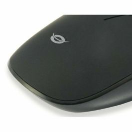 Conceptronic Ratón Óptico USB Regas01B con Interruptor DPI 800/1000/1200 y Diseño Ergonómico para Diestros y Zurdos