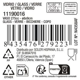 Vaso Trikua 275 cc - La Mediterranea (48 Unidades) Vaso Trikua 275 cc - La Mediterranea (48 Unidades)