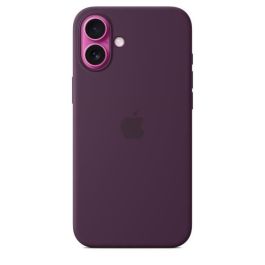 APPLE iPhone 16 Plus - Funda de Silicona con MagSafe - Ciruela APPLE iPhone 16 Plus - Funda de Silicona con MagSafe - Ciruela